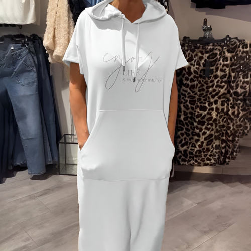 Saskia™ | Φόρεμα casual με κουκούλα