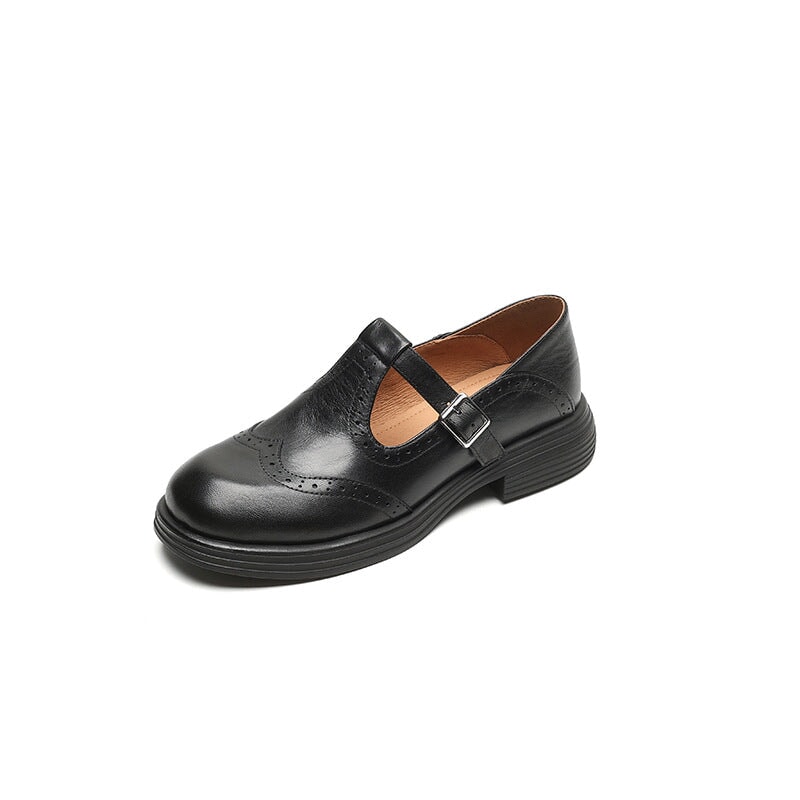 VELA™ – Παπούτσια Mary Janes Premium από Δέρμα